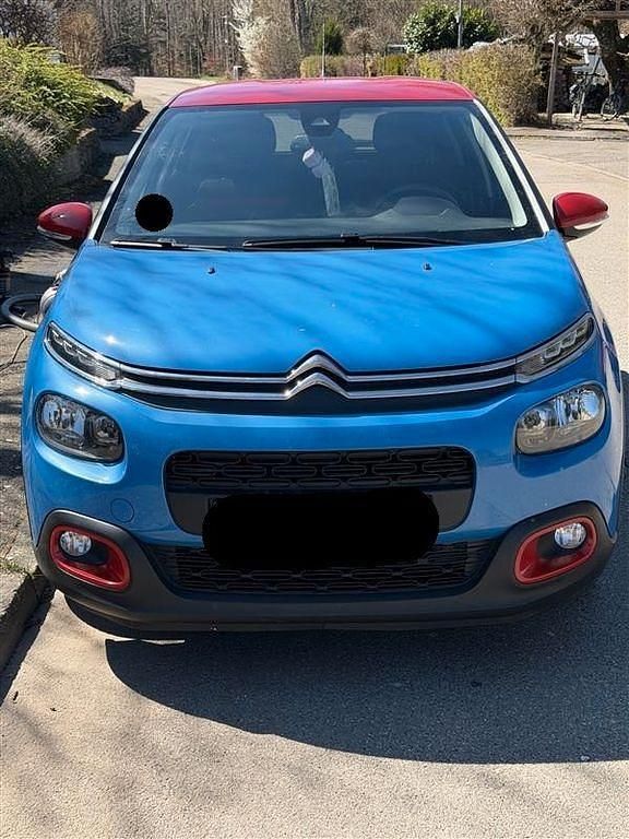 Gebraucht Citroën C3 PureTech 83 PS (61 kW) 2018 Blau Kleinwagen