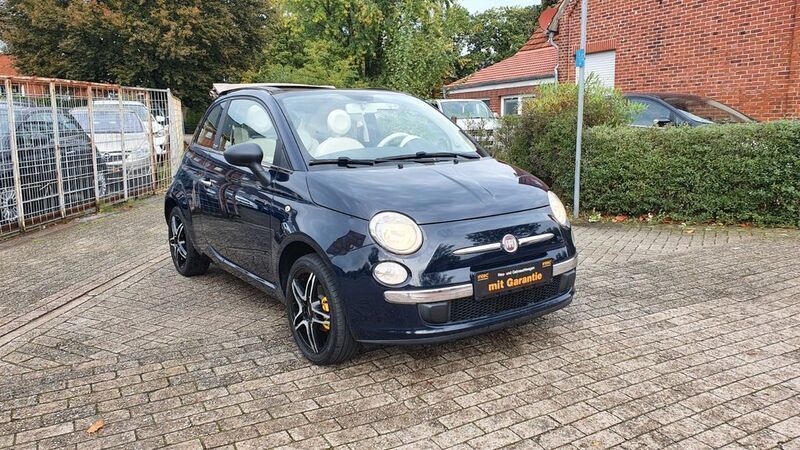 Gebraucht Fiat 500 Pop 69 PS (50 kW) 2011 Blau Cabrio