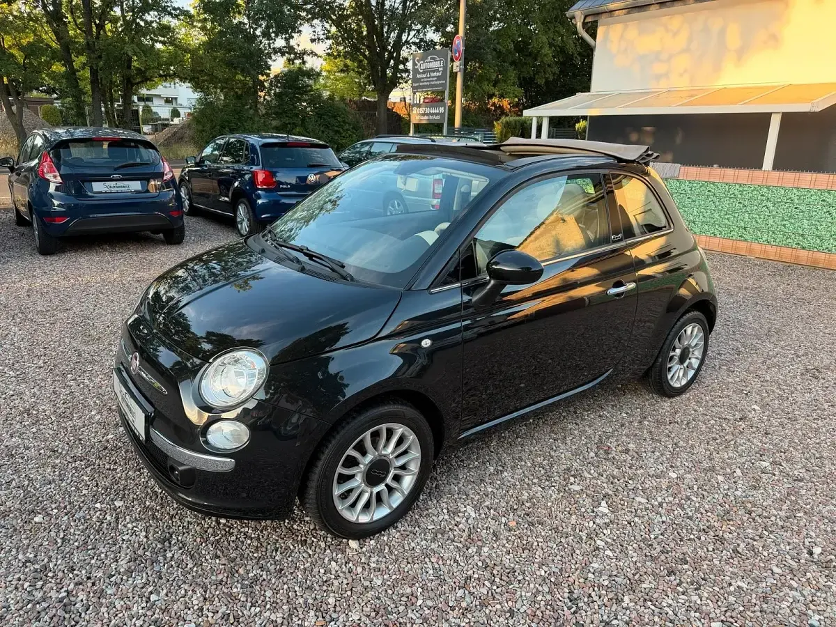 Gebraucht Fiat 500 69 PS (50 kW) 2013 Schwarz Cabrio