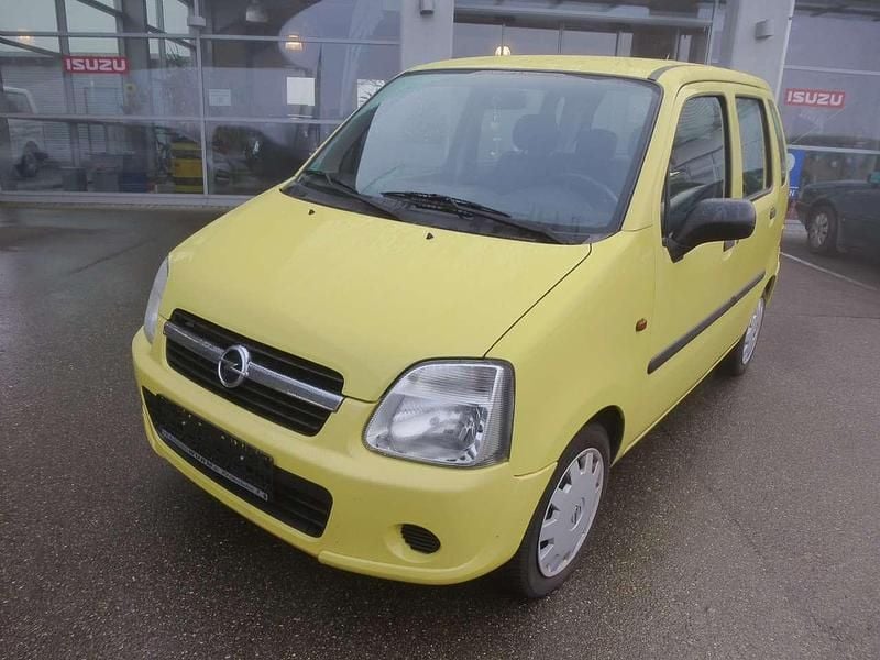 Gelb Gebraucht 2005 Opel Agila Basis Kleinwagen | 2.400 € - Bild 1/4