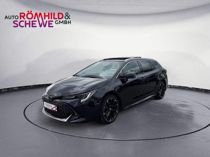 Mysticschwarz mica Gebraucht 2022 Toyota Corolla Basis Kombi | 29.490 € (Teuer) - Bild 1/4