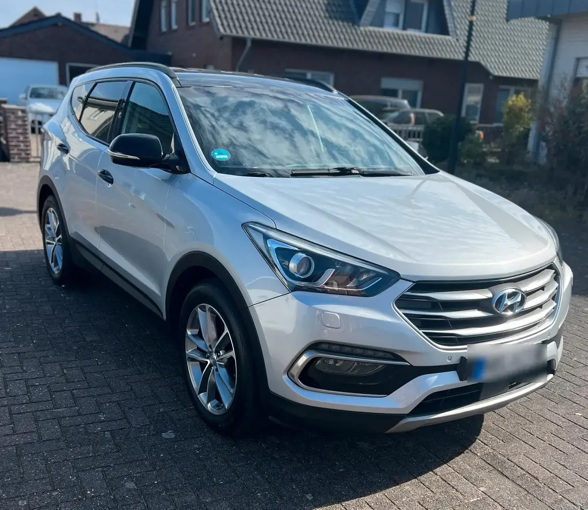Gebraucht Hyundai Santa Fe 202 PS (148 kW) 2017 Silber SUV