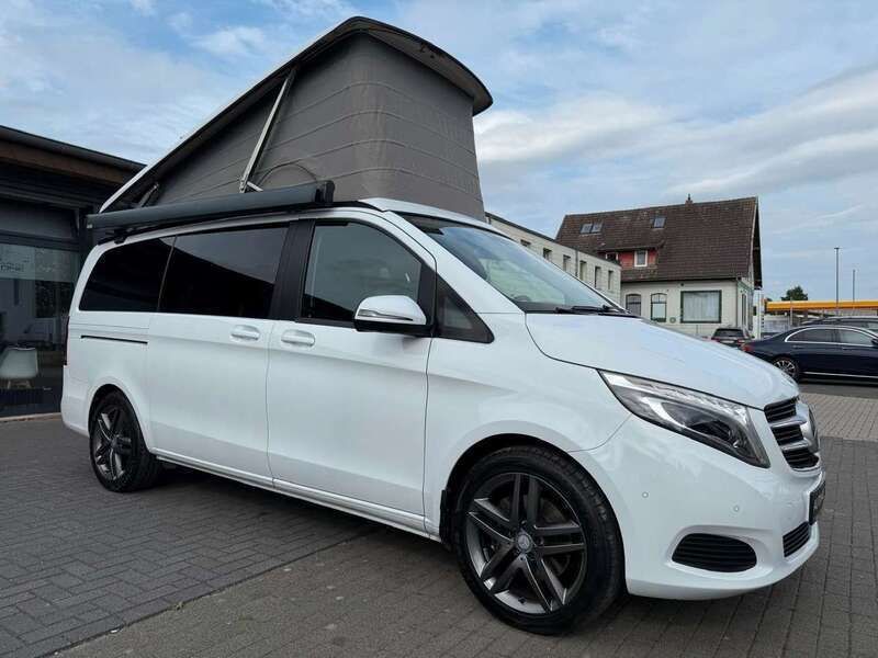 Bergkristallweiß metallic Gebraucht 2017 Mercedes V250 Marco Polo Van / Kleinbus | 46.800 € (Fairer Preis) - Bild 1/4
