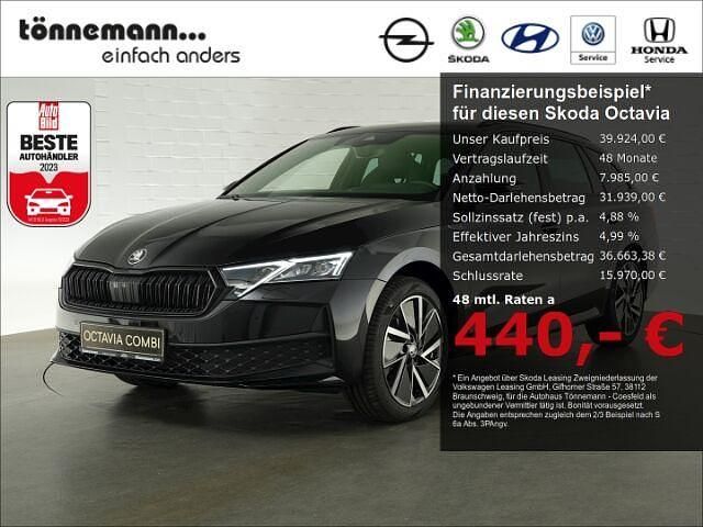 Schwarz Gebraucht 2025 Skoda Octavia SportLine Kombi | 39.924 € (Teuer) - Bild 1/2