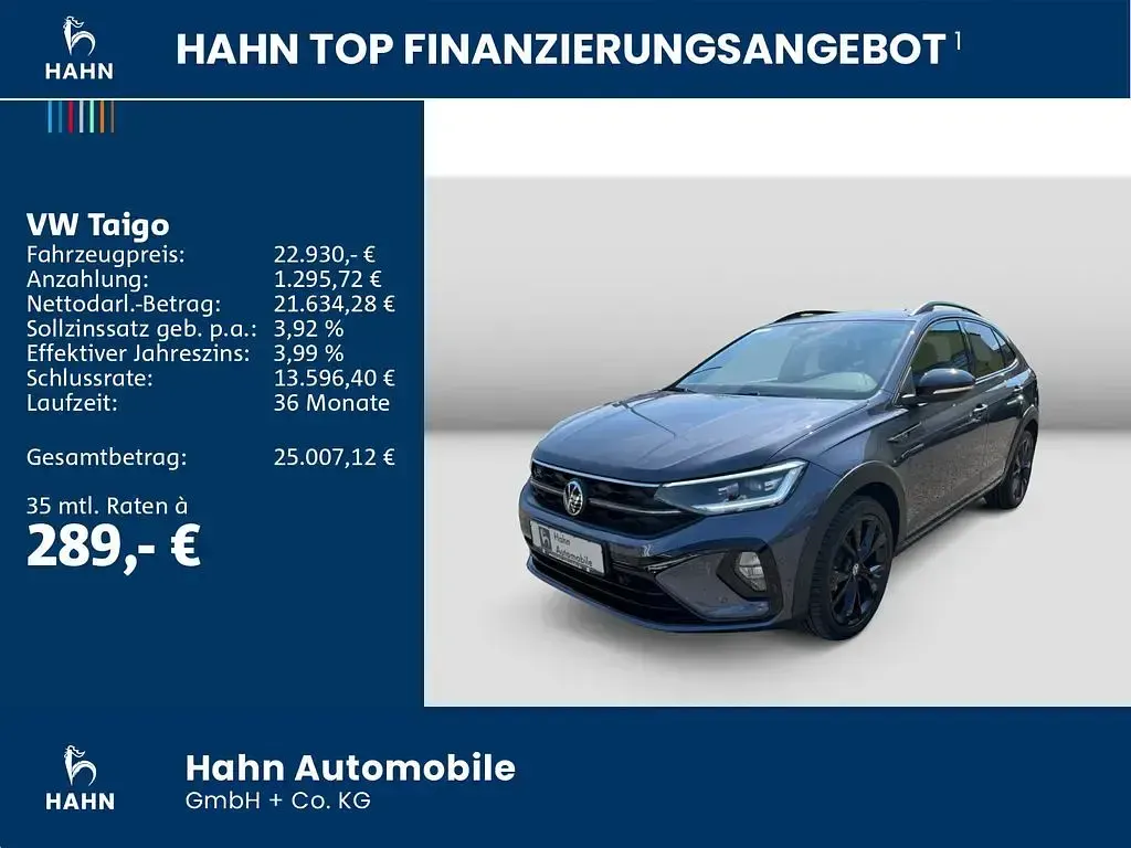 Gebraucht VW Taigo R-line 150 PS (110 kW) 2022 Rauchgrau metallic SUV