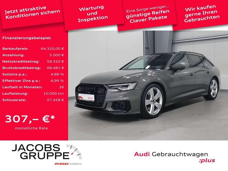 Chronosgrau metallic Gebraucht 2024 Audi S6 Ambiente Kombi | 64.320 € (Superpreis) - Bild 1/4