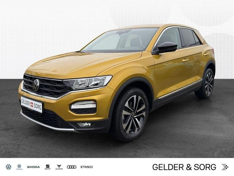 Gelb Gebraucht 2021 VW T-Roc United SUV | 21.990 € (Fairer Preis) - Bild 1/4