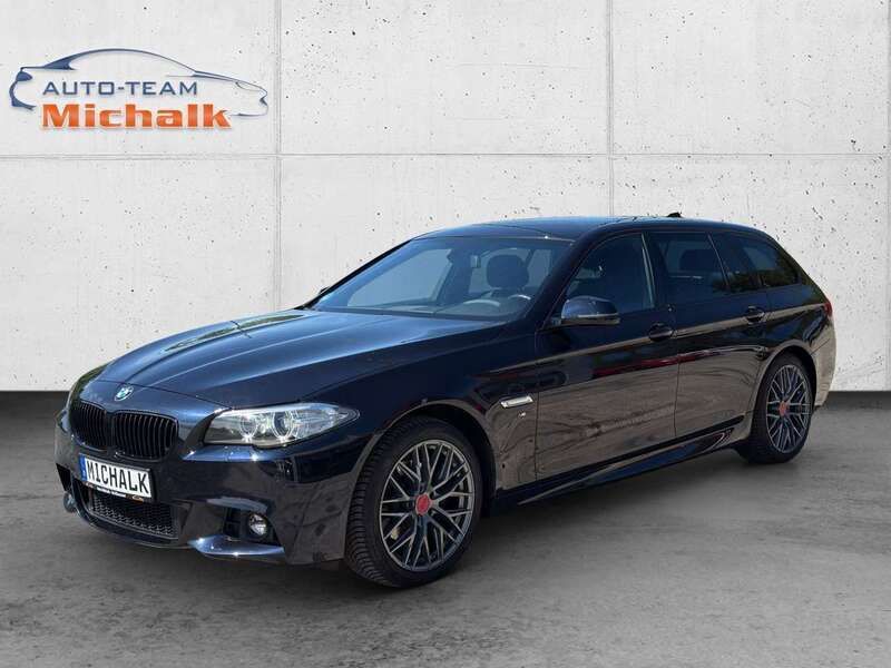 Carbonschwarz metallic Gebraucht 2015 BMW 520 Sport Line Kombi | 18.900 € (Etwas zu teuer) - Bild 1/4