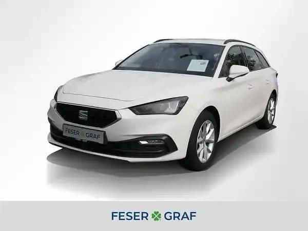 Weiss Gebraucht 2022 Seat Leon Kombi | 18.880 € (Fairer Preis) - Bild 1/4
