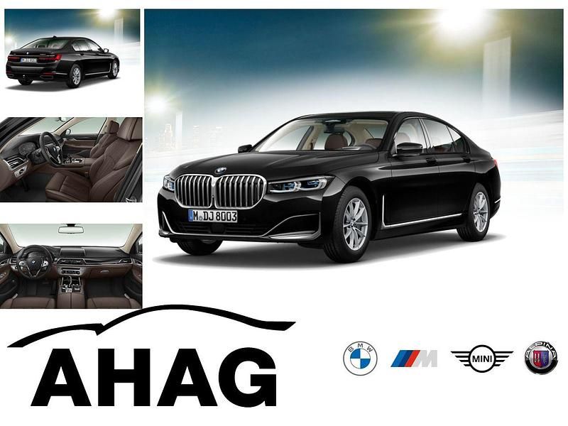 Schwarz Gebraucht 2021 BMW 740 Sport Line Limousine | 55.840 € (Etwas zu teuer) - Bild 1/4