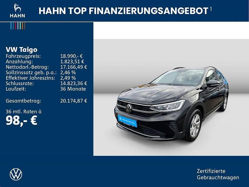 Gebraucht VW Taigo Life 95 PS (69 kW) 2025 Deep black perleffekt SUV