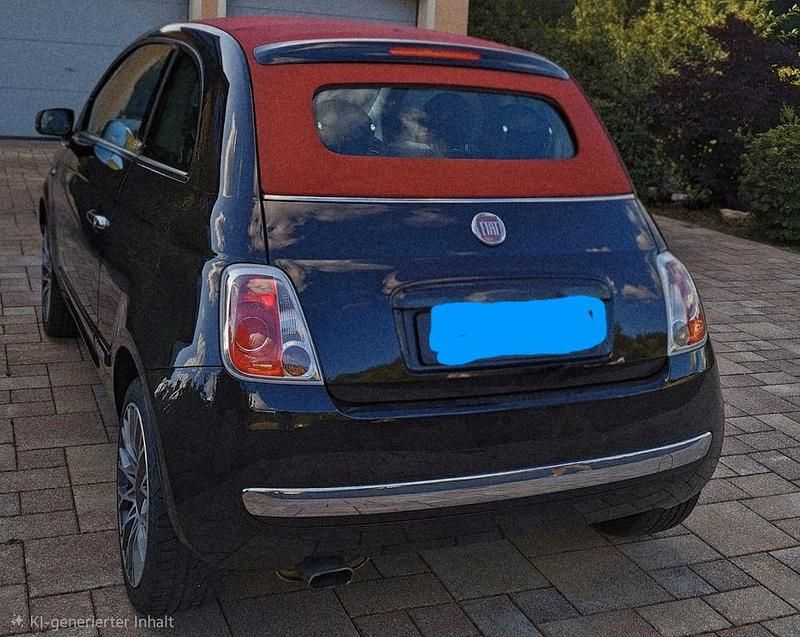 Gebraucht Fiat 500C Lounge 101 PS (74 kW) 2011 Schwarz Cabrio