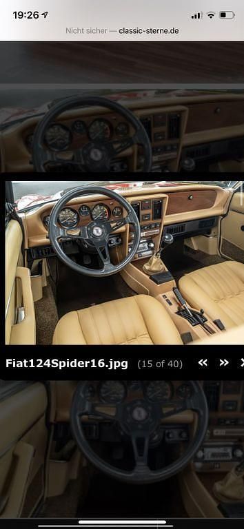 Gebraucht Fiat 124 Spider 103 PS (75 kW) 1983 Rot Cabrio