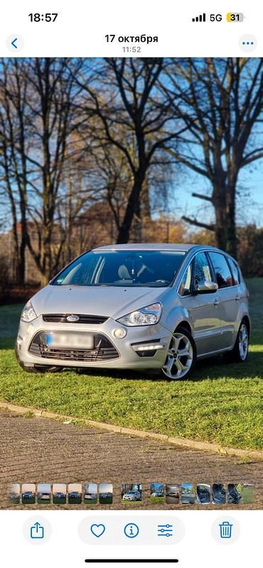 Gebraucht Ford S-MAX S 163 PS (119 kW) 2010 Silber Van / Kleinbus