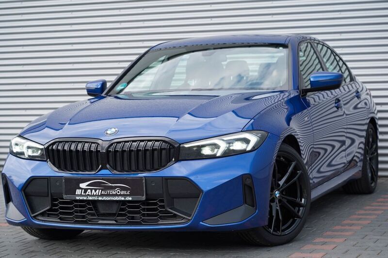 Blau Gebraucht 2023 BMW 320 M Sport Limousine | 36.999 € (Etwas zu teuer) - Bild 1/4