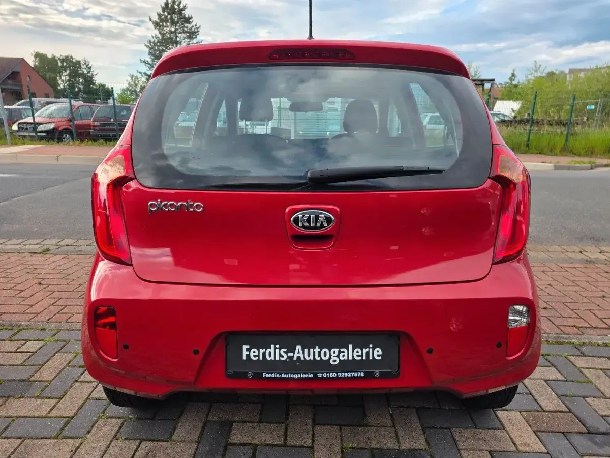 Gebraucht Kia Picanto Edition 7 69 PS (50 kW) 2015 Rot Kleinwagen