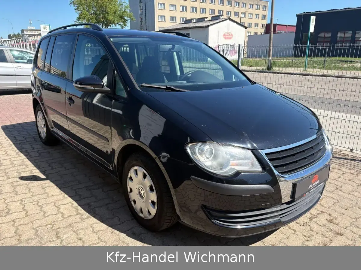 Gebraucht VW Touran Conceptline 102 PS (75 kW) 2004 Schwarz Van / Kleinbus