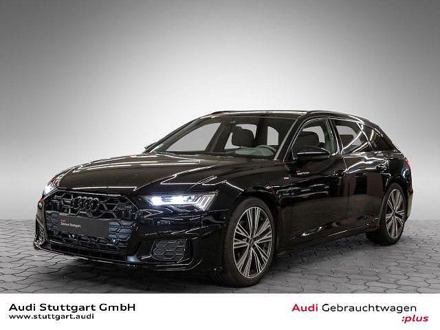 Mythosschwarz metallic Gebraucht 2024 Audi A6 S-Line Kombi | 56.490 € - Bild 1/4