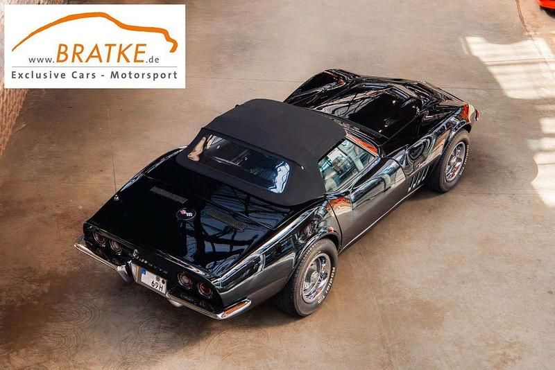 Second-hand Corvette Stingray 390 CP (286 kW) 1969 Negru Cabrio