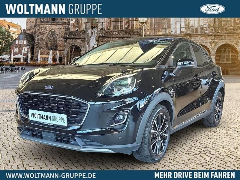Schwarz Gebraucht 2021 Ford Puma Gen-E Titanium SUV | 19.390 € (Fairer Preis) - Bild 1/4