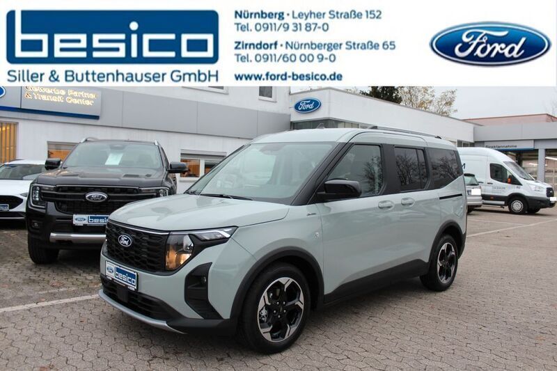 Cactus gray Gebraucht 2024 Ford Tourneo Courier Active Van / Kleinbus | 27.970 € (Etwas zu teuer) - Bild 1/4