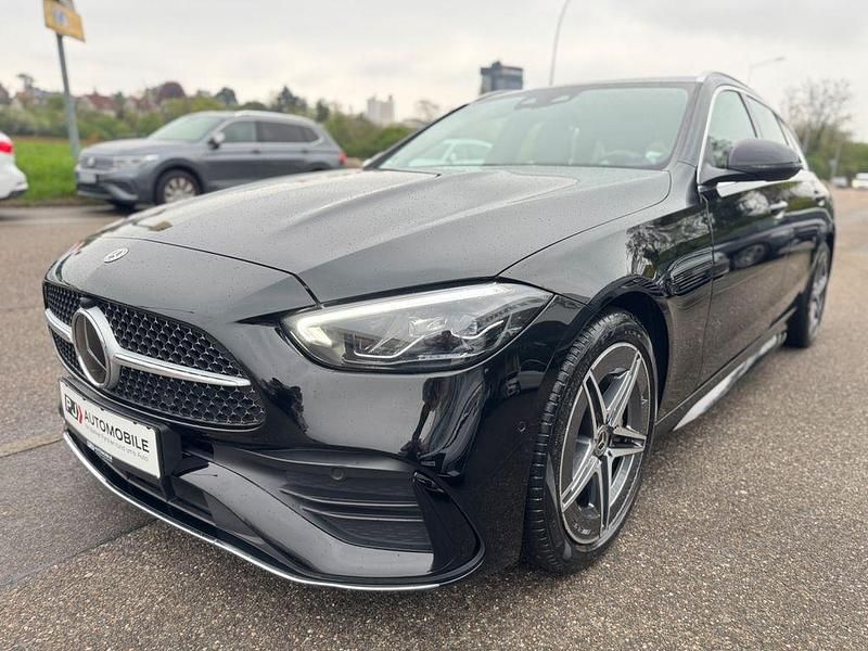 Gebraucht Mercedes C220 AMG line 200 PS (147 kW) 2023 Schwarz Kombi