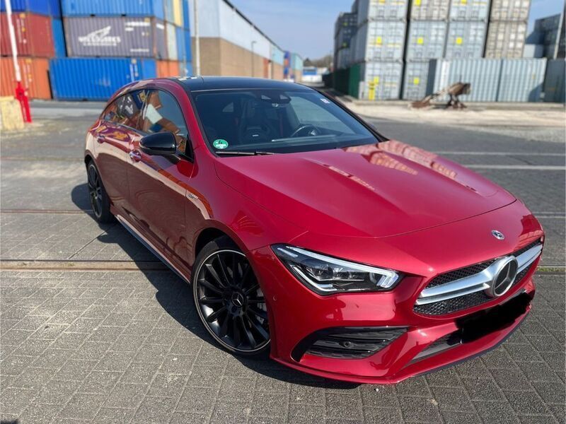 Rot Gebraucht 2020 Mercedes CLA35 AMG Shooting Brake AMG Kombi | 36.000 € (Guter Preis) - Bild 1/4