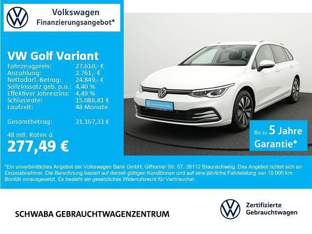 Oryxweiß perlmutteffekt Gebraucht 2024 VW Golf VIII Move Kombi | 27.610 € (Fairer Preis) - Bild 1/4