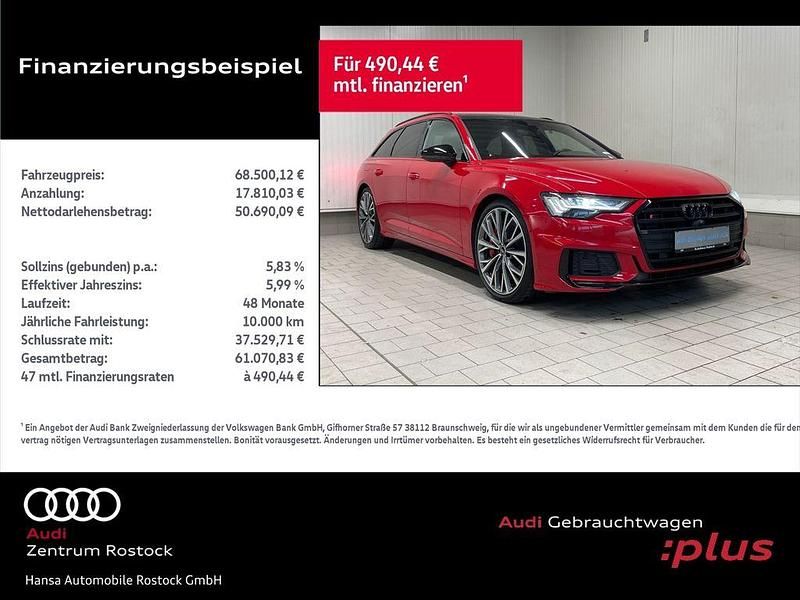 Tangorot metallic Gebraucht 2022 Audi S6 Ambiente Kombi | 68.500 € - Bild 1/4