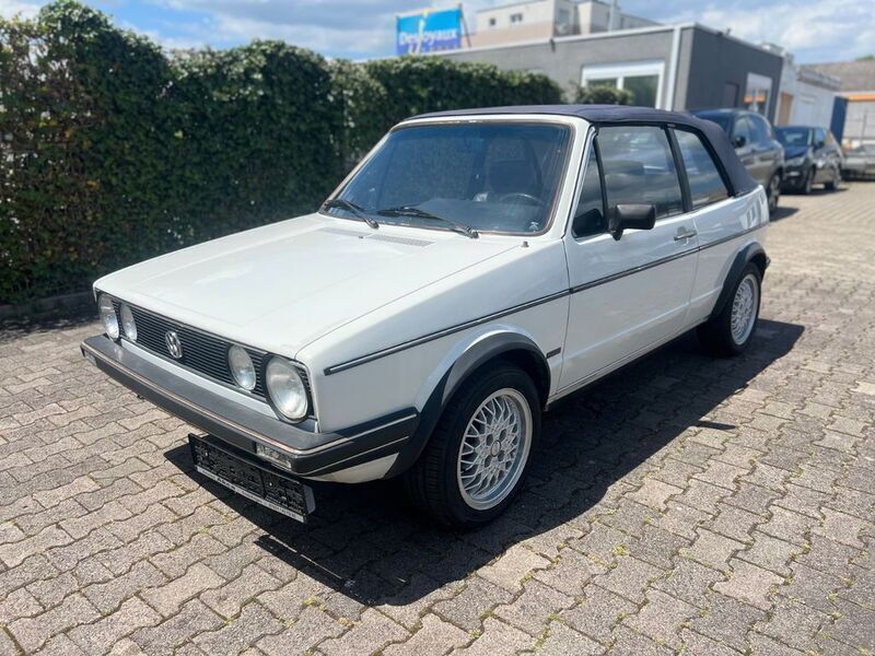 Weiß Gebraucht 1986 VW Golf Cabriolet Cabrio | 6.800 € - Bild 1/4