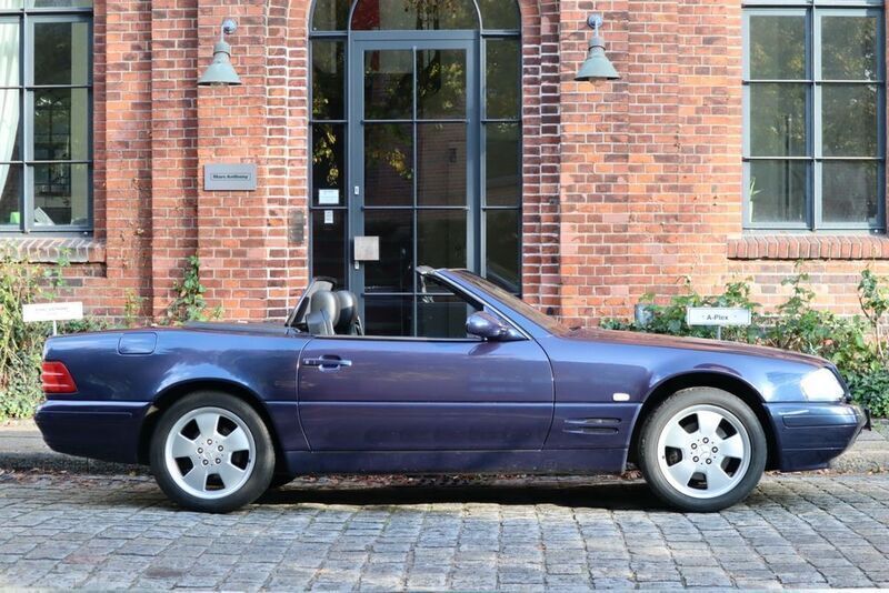 Blau Gebraucht 1998 Mercedes SL320 Cabrio | 23.950 € (Superpreis) - Bild 1/4