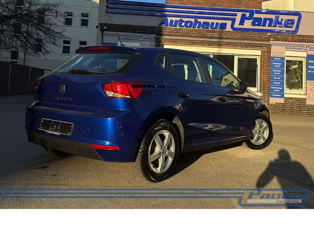 Gebraucht Seat Ibiza Reference 95 PS (69 kW) 2018 Blau Kleinwagen