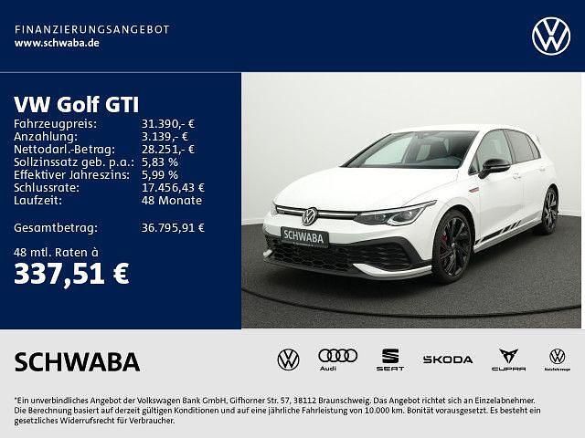 Pure white Gebraucht 2022 VW Golf VIII GTI Clubsport Limousine | 31.390 € (Guter Preis) - Bild 1/4
