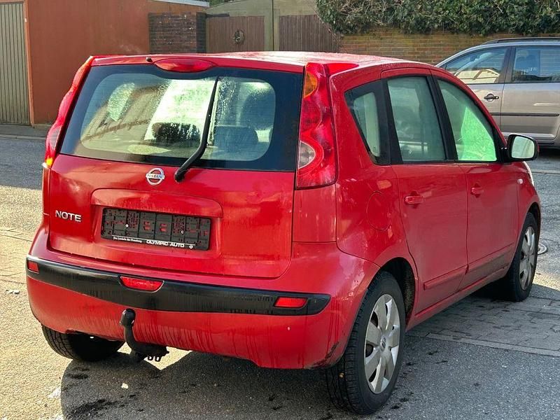 Gebraucht Nissan Note Acenta 88 PS (64 kW) 2007 Rot Kleinwagen
