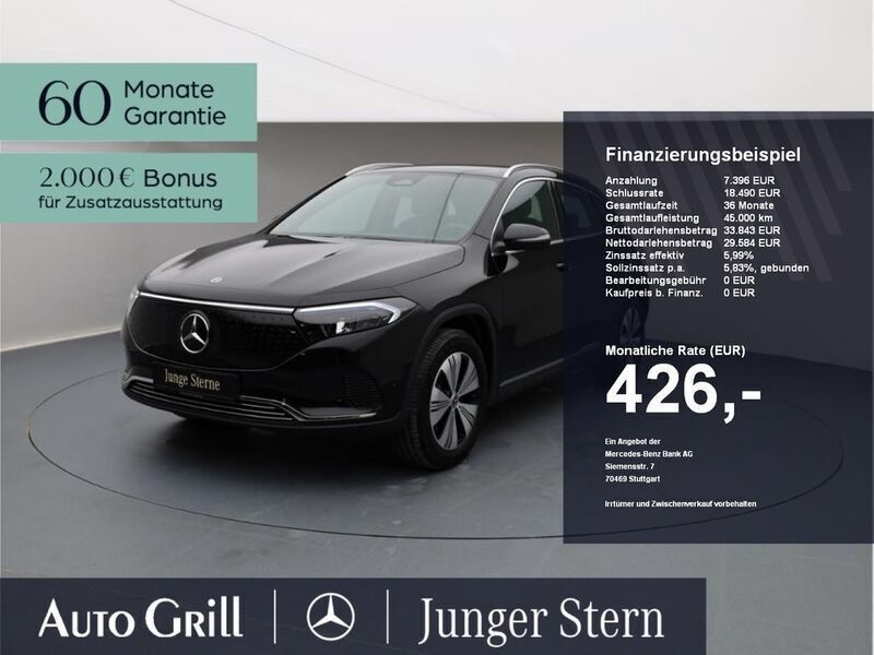 Metalliclack kosmosschwarz Gebraucht 2024 Mercedes EQA250 SUV | 36.980 € (Fairer Preis) - Bild 1/4