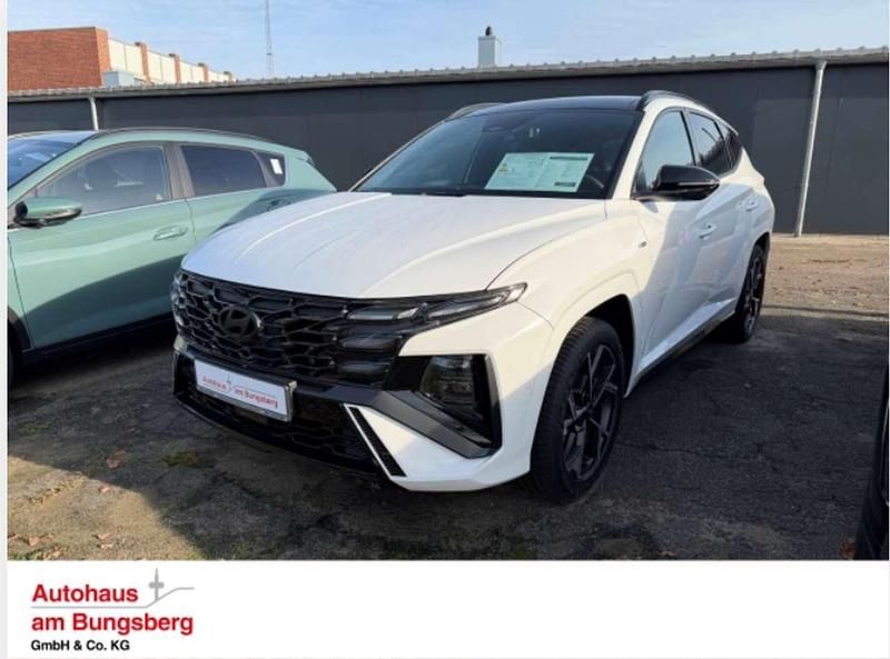 Atlas white / sol Neu 2025 Hyundai Tucson N Line SUV | 39.990 € (Teuer) - Bild 1/4