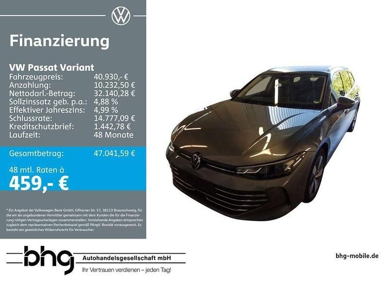 Diabasgrau metallic Gebraucht 2025 VW Passat Business Kombi | 40.930 € (Superpreis) - Bild 1/4