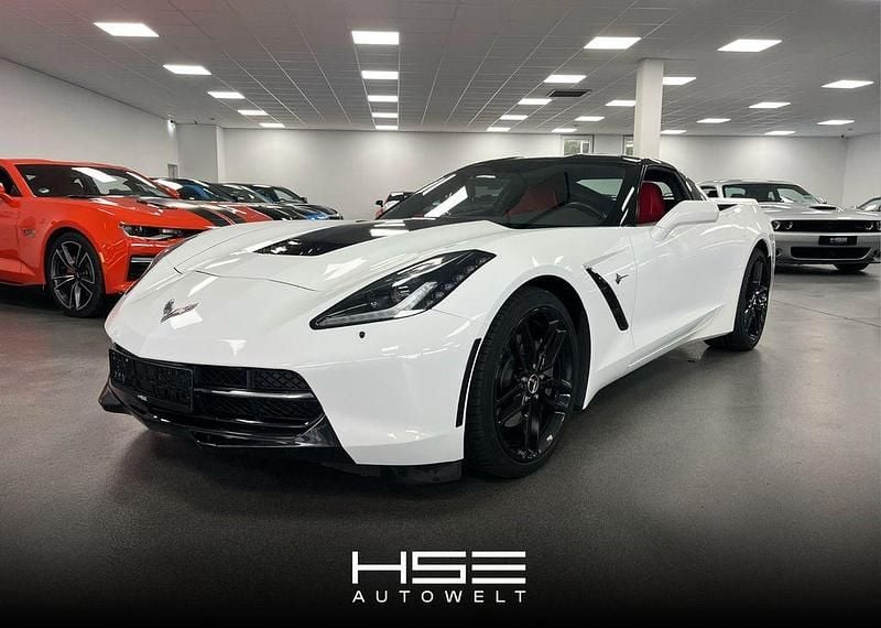 Weiß Gebraucht 2015 Corvette Stingray Coupé | 46.990 € (Teuer) - Bild 1/3