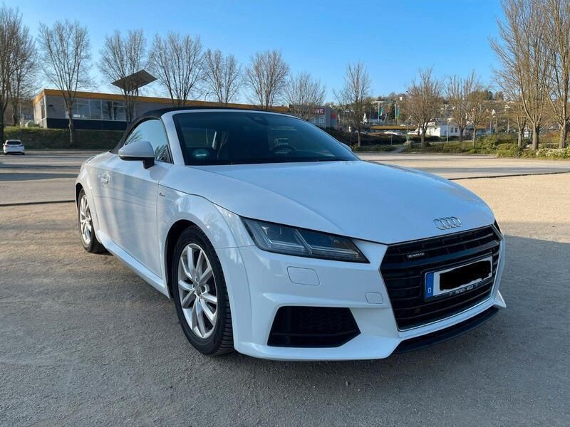 Weiß Gebraucht 2015 Audi TT Roadster S-Line Cabrio | 20.400 € (Fairer Preis) - Bild 1/4