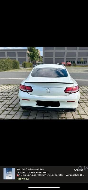 Gebraucht Mercedes C300 AMG line 258 PS (189 kW) 2019 Weiß Coupé