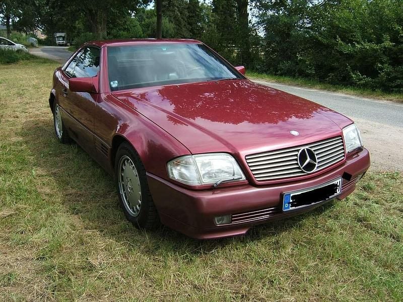 Rot Gebraucht 1993 Mercedes SL600 Cabrio | 20.990 € - Bild 1/4