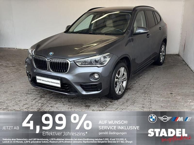Grau Gebraucht 2017 BMW X1 Sport Line SUV | 12.638 € (Guter Preis) - Bild 1/4