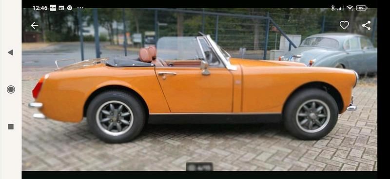 Gebraucht MG Midget 65 PS (47 kW) 1974 Orange Cabrio