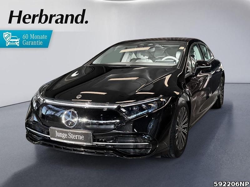 Schwarz Gebraucht 2022 Mercedes EQS450+ Limousine | 55.480 € (Guter Preis) - Bild 1/4