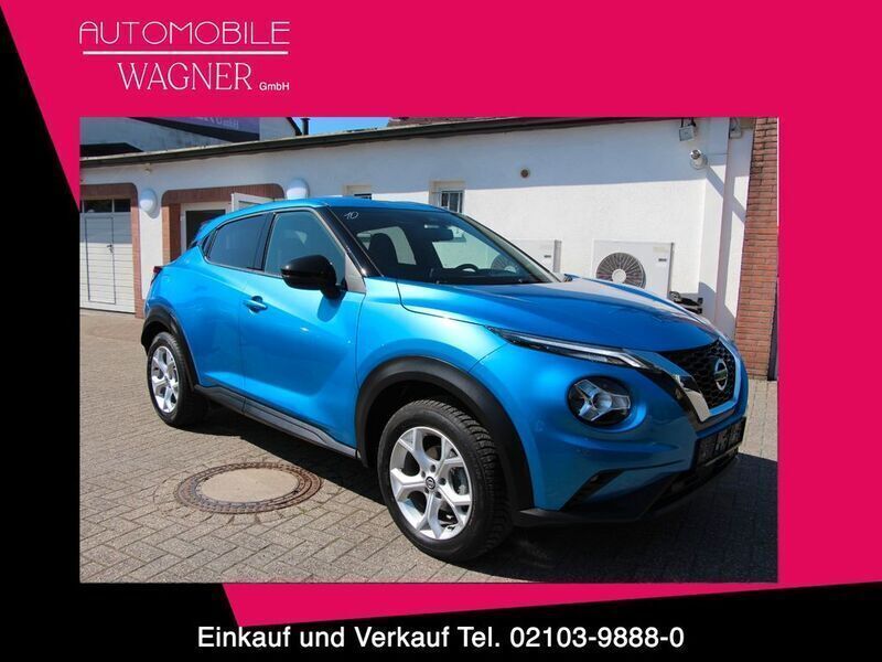 Blau Gebraucht 2021 Nissan Juke Tekna SUV | 17.990 € (Guter Preis) - Bild 1/4