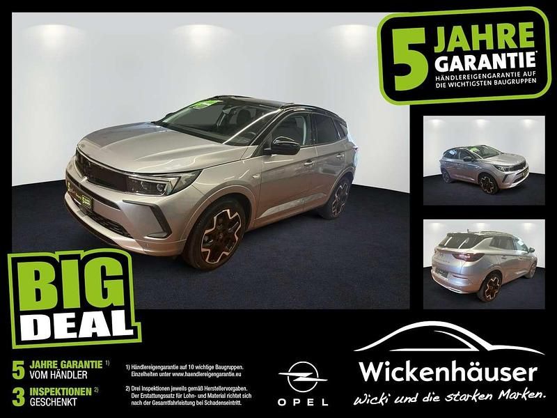 Kontrast grau/quarz silber (metallic) Gebraucht 2022 Opel Grandland X Ultimate SUV | 23.990 € (Fairer Preis) - Bild 1/4