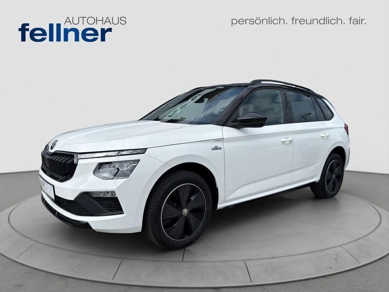Candyweiß/blackmagic perleffekt Neu 2024 Skoda Kamiq Monte Carlo SUV | 29.290 € (Etwas zu teuer) - Bild 1/4