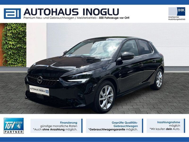 Lackierung schwarz perla nera/ Gebraucht 2023 Opel Corsa Elegance Kleinwagen | 18.260 € (Fairer Preis) - Bild 1/4