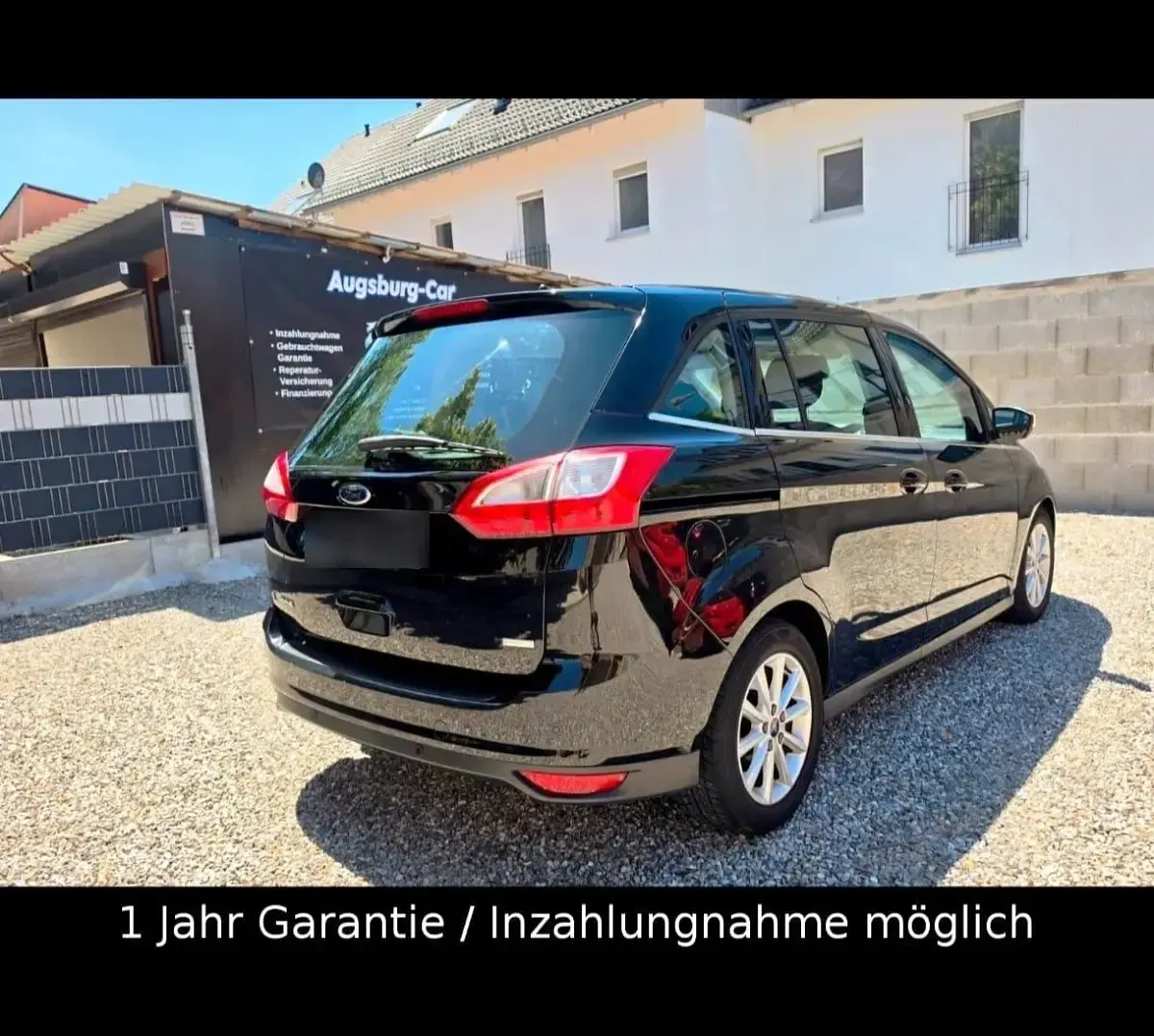Gebraucht Ford C-MAX Titanium 125 PS (91 kW) 2016 Schwarz Van / Kleinbus