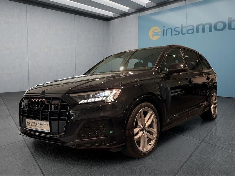 Schwarz Gebraucht 2022 Audi Q7 S-Line SUV | 56.099 € (Guter Preis) - Bild 1/4